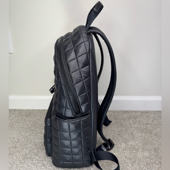 Kate Spade NY Camden Quilted Large Black Nylon Backpack Laptop Sleeve KH404 - Picture 4 of 7